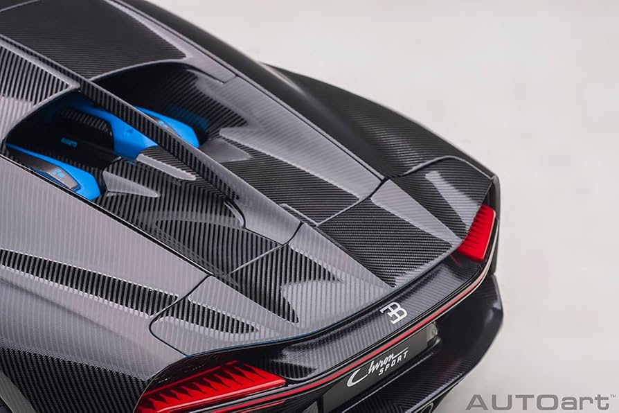 ミニカー autoart 1/18 Bugatti Chiron AUTOart 1/18 Bugatti Chiron EB 18.3 Concept Car Blue DIECAST
